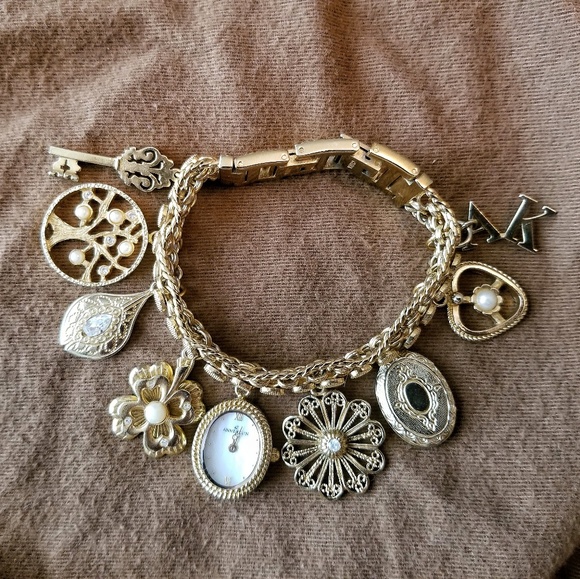 Anne Klein Jewelry Ann Keith Watch Charm Bracelet Poshmark Anne Klein Jewelry Ann Keith Watch Charm Bracelet Poshmark